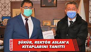 Gebzeli tarihçiden rektör Aslan’a ziyaret