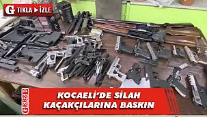 Kocaeli’de silah atölyesi kurmuşlar