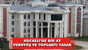 Kocaeli Valiliği duyurdu