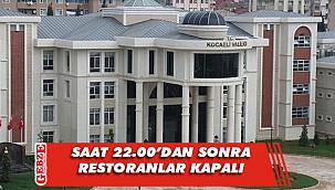 Kocaeli Valiliği yeni tedbirleri duyurdu