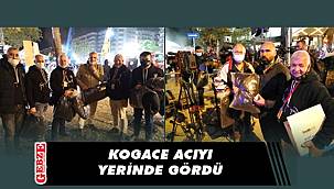 Kocaelili gazetecilerden İzmir'e anlamlı destek