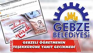 Öğretmenlerden Gebze Belediyesi'ne hediye teşekkürü