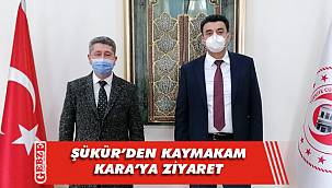Şükür, Darıca Kaymakamının misafiri oldu 