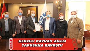 Tapularını alıp, Büyükgöz'e teşekkür ettiler