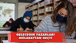 Yazarlık kursları için yazılı mülakat yapıldı