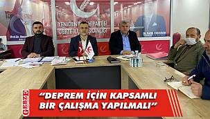 Yeniden Refah Gebze, deprem konusuna eğildi