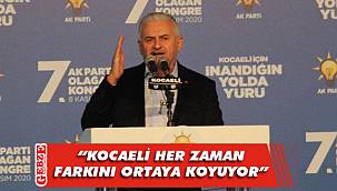 Yıldırım'dan Kocaeli'ye övgü dolu sözler