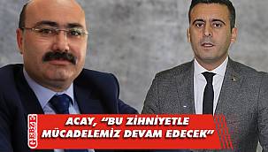 Acay'dan Yakup Törk'ün eleştirilerine cevap