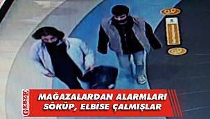 AVM hırsızları yakalandı