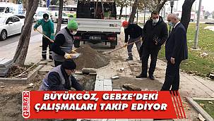 Büyükgöz'den çalışmalara yerinde inceleme