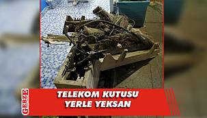 Çayırova’daki Telekom kutusunun hali içler acısı