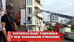 Çayırova'daki yangın panik yarattı