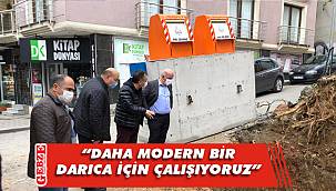 Darıca'da çöp konteynerleri yer altına alınıyor
