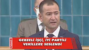 Diler Demir Çelik çalışanı, İYİ Parti grup toplantısında