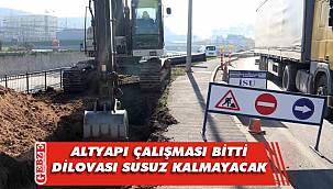 Dilovası’nda yüksek basınca dayanıklı borular döşendi