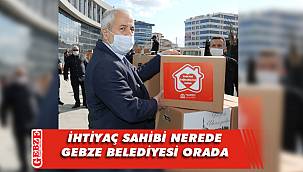 Gebze Belediyesi'nden farklı kalemlerde binlerce yardım