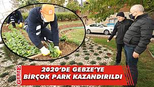 Gebze'de 2020'de 18 yeni park yapıldı