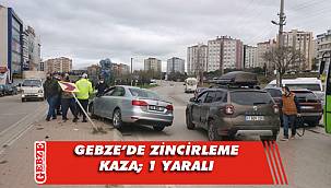 Gebze’de korkutan kaza; 1 yaralı