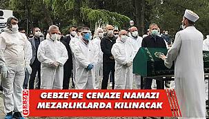 Gebze İlçe Hıfzıssıhha Kurulu açıkladı