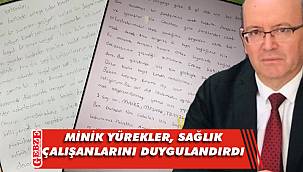 Gebze İlçe Salık Müdürlüğü'ne duygu dolu mektuplar