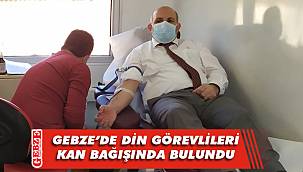 Gebze Müftülüğü'nden Kızılay'a destek