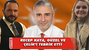 Gebzeli isimlere Kaya'dan tebrik