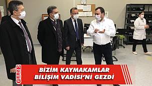 Güler, Gözen ve Alkan, Bilişim Vadisi'ne gittiler