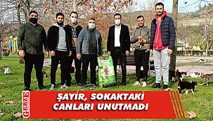 Hamza Şayir, can dostlarımızı unutmadı