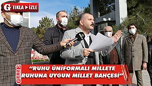 İYİ Parti Gebze'den kışla önünde açıklama