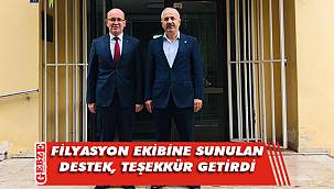 Kadıoğlu’ndan Büyükgöz’e teşekkür