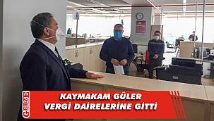 Kaymakam Güler'in yıl sonu ziyaretleri sürüyor