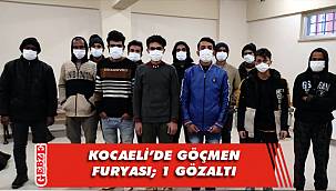 Kocaeli'de 12 göçmen yakalandı