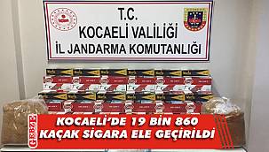 Kocaeli'de kaçak sigara operasyonu
