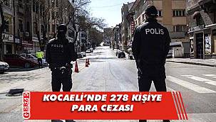 Kocaeli'nde dün 16 bin 472 kişi kontrol edildi