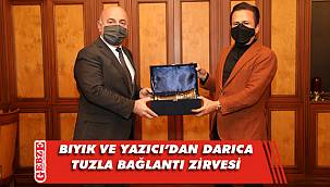 Muzaffer Bıyık'tan komşuya ziyaret