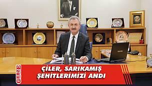 Nail Çiler'den Sarıkamış mesajı