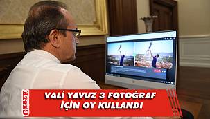 Vali Yavuz, AA'nın 'yılın fotoğrafları' oylamasına katıldı