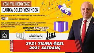 Yeni yıl hediyesi Darıca Belediyesi'nden