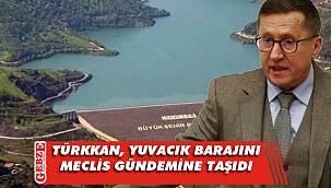 Yuvacık Barajı TBMM gündeminde