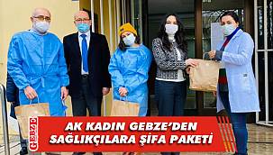 AK Kadın Gebze sağlıkçıları unutmadı