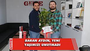 Baran Aydın, yeni yaşımızı kutladı