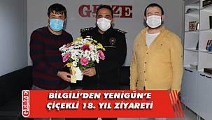 Bilgili, Yenigün’e nice yıllar temenni etti