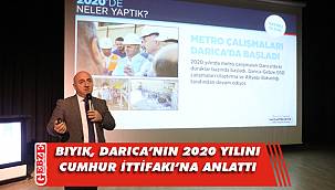 Bıyık, Cumhur İttifakı'na Darıca'daki çalışmaları anlattı