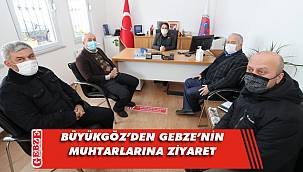Büyükgöz, muhtarlara konuk oldu