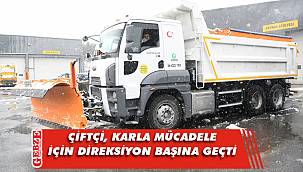 Çayırova'da karla mücadelede yoğun çalışma