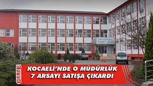 Çevre ve Şehircilik İl Müdürlüğü'ne ait 7 arsa satılacak