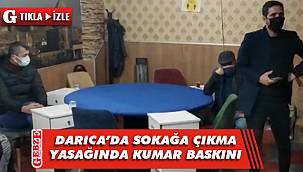 Darıca’da kumar oynarken suçüstü yakalandılar