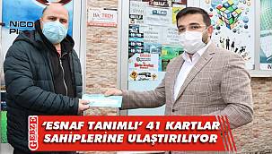 Esnafa nefes aldıracak kartların dağıtımına başlandı