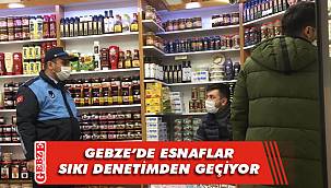 Gebze’de zabıta tam kadro sahada