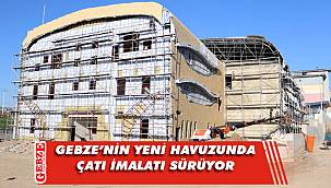 Gebze'nin yeni havuzunda sona doğru